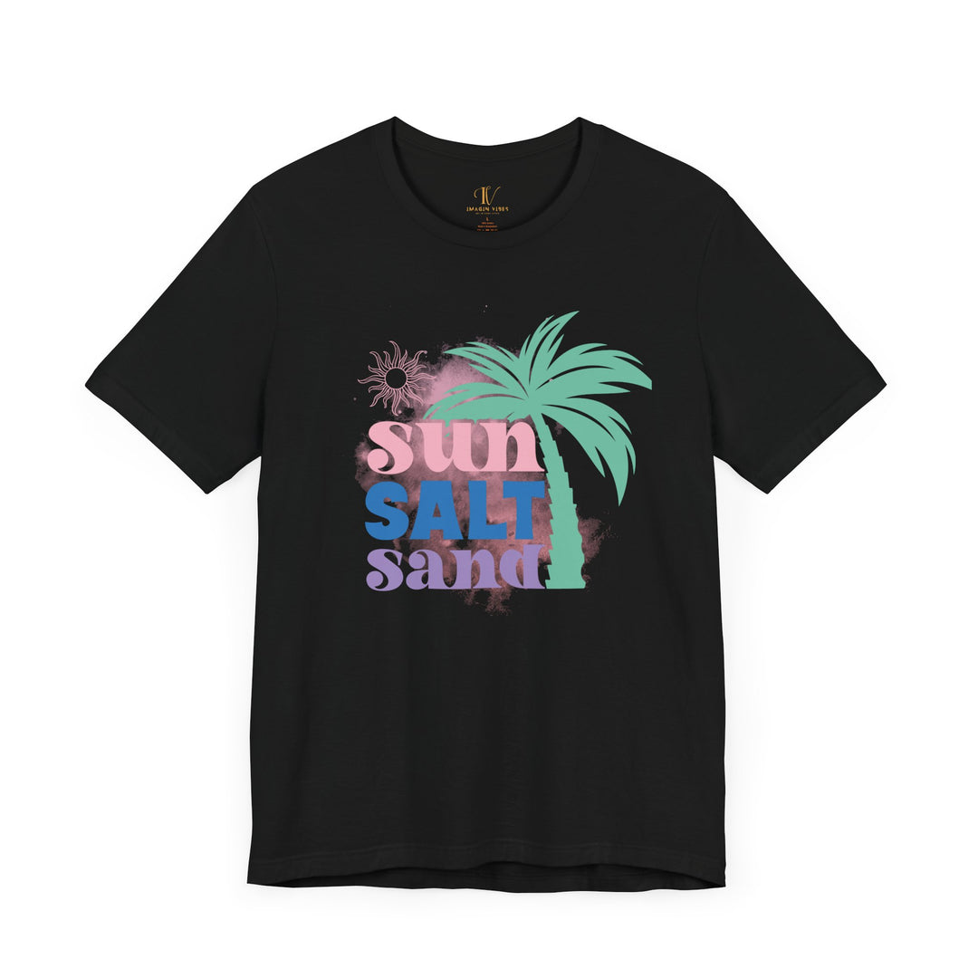 Summer Vibes Tee T-Shirt Printify Black XS