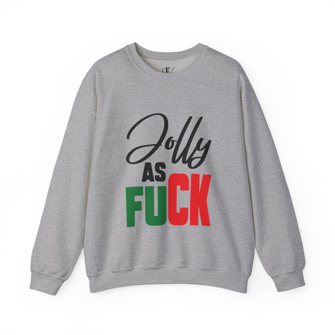 Crewneck Sweatshirt Holiday Jolly AF Christmas