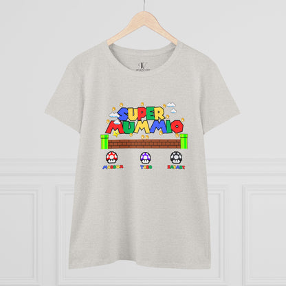 Personalized Super Mommio Shirt - Gift for Mom, Mother's Day Tee, Custom Mother Gift, Customizable Shirt - Super Mummio T-Shirt   