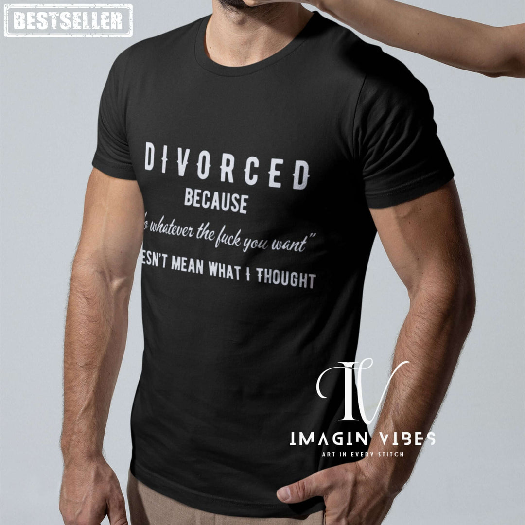 Imagin Vibes: Funny Divorce Party Shirt T-Shirt   