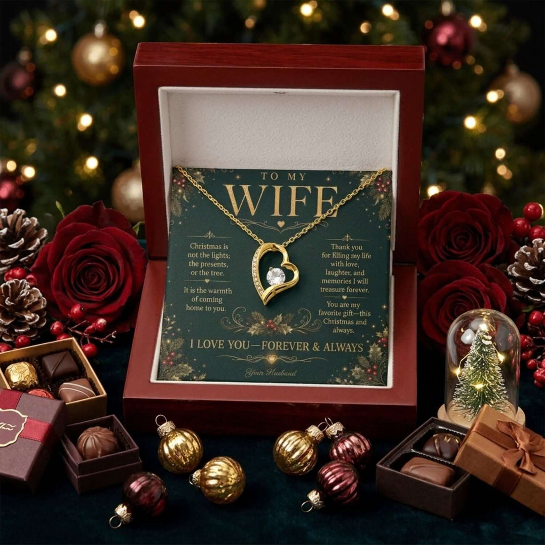 To My Wife – Christmas Forever Love Necklace