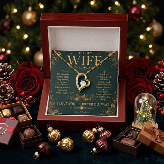 To My Wife – Christmas Forever Love Necklace