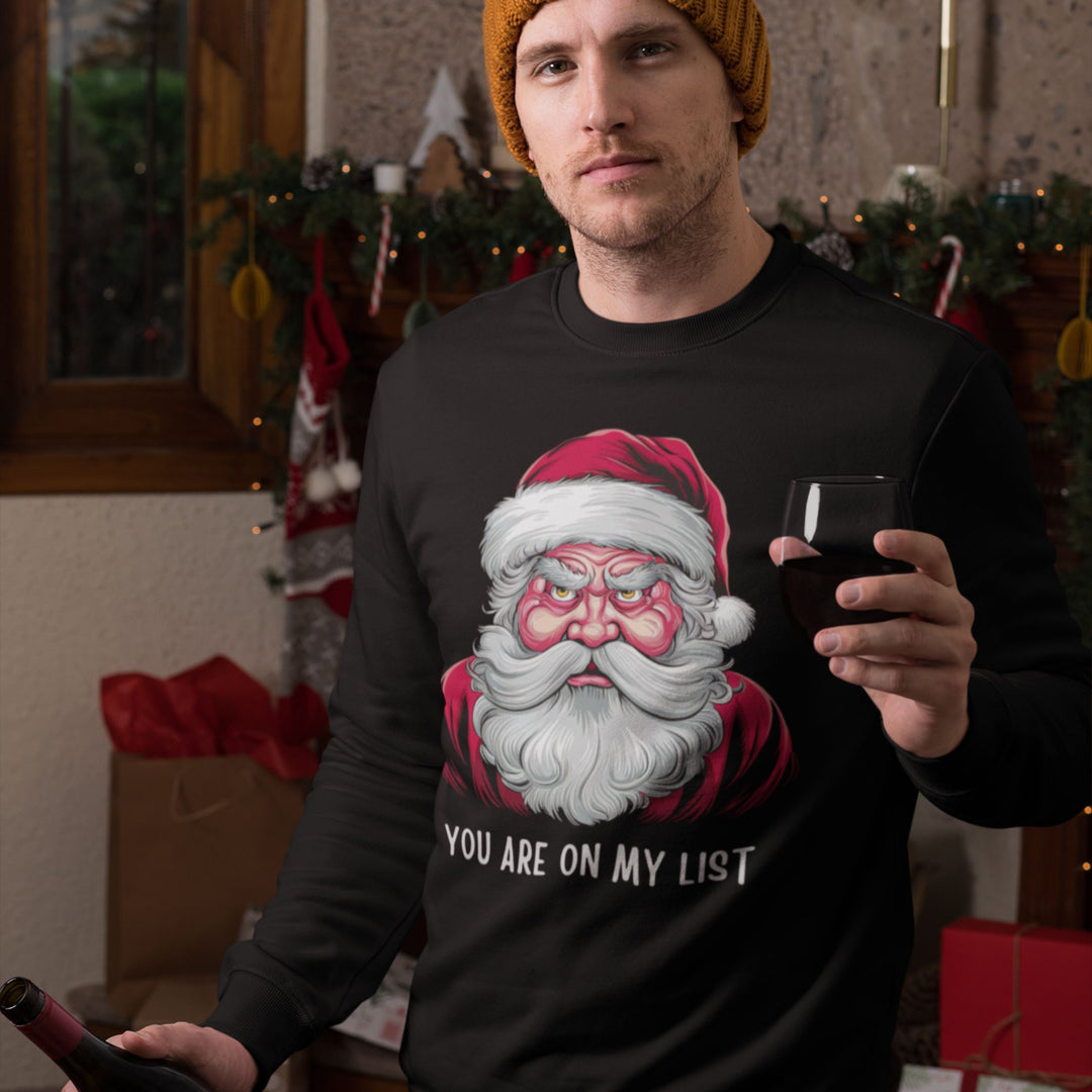 Angry Santa Christmas Sweatshirt
