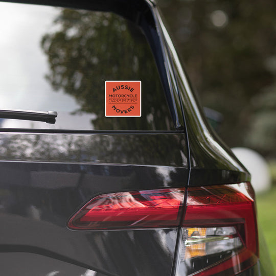 Aussie Motorcycle Movers Sticker - Support the Brand, Stick the Logo Around Imagin Vibes 4″×4″