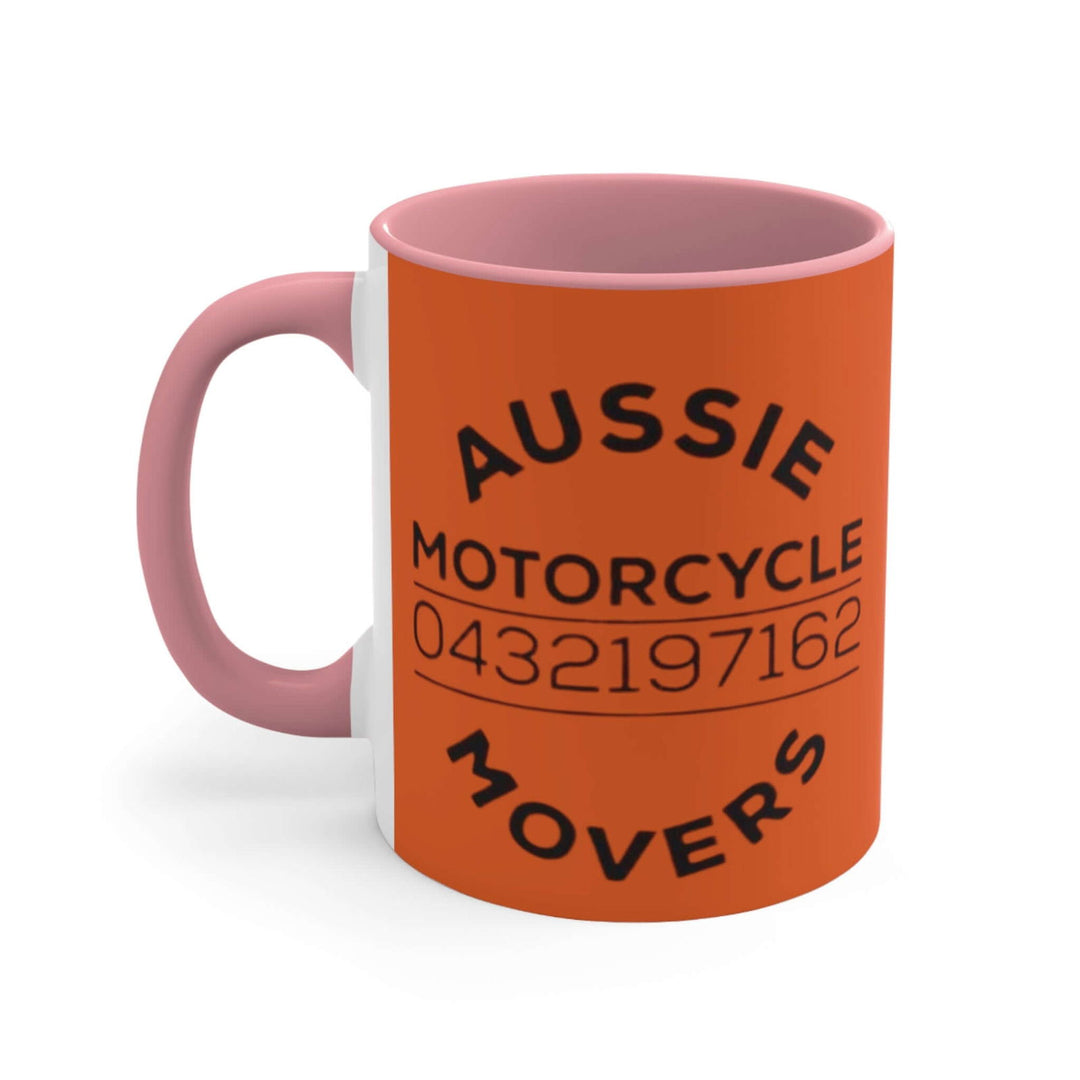 Aussie Motorcycle Movers Supporter Colorful Accent Mugs, 11oz, Mick Train legendary saying mug - Imagin Vibes - 