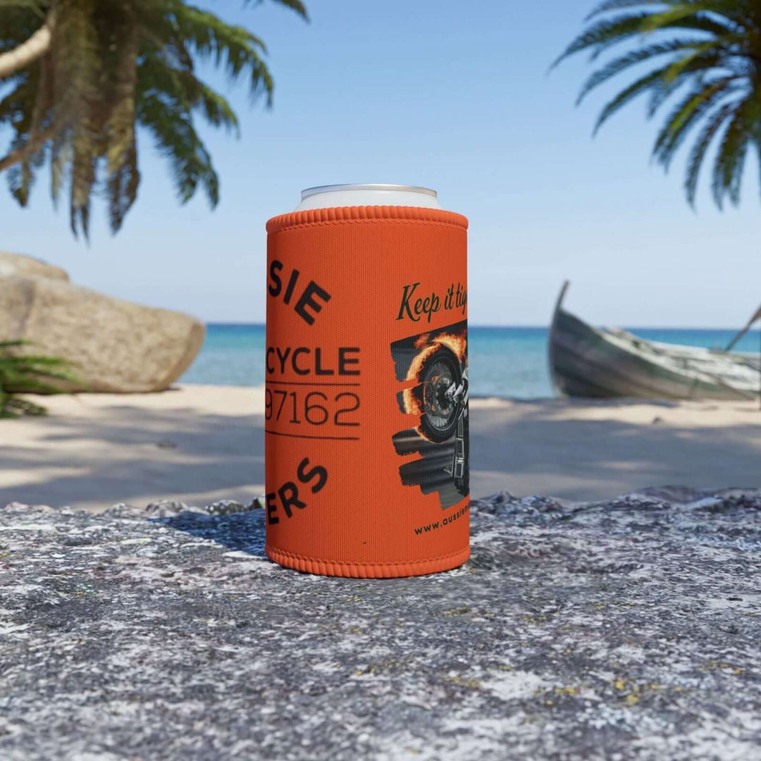 Aussie Motorcycle Movers Supporter Stubby Cooler, Mick Train legendary saying Accessories Printify
