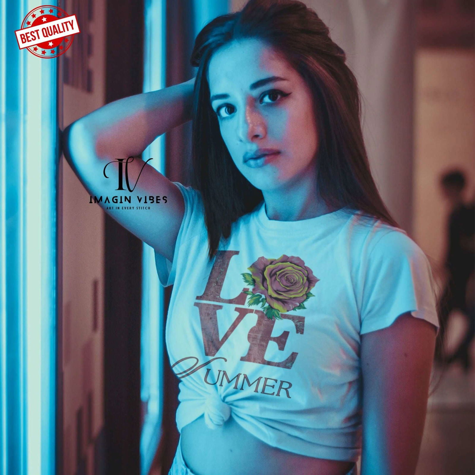Romantic Rose Unisex Tee T-Shirt Printify