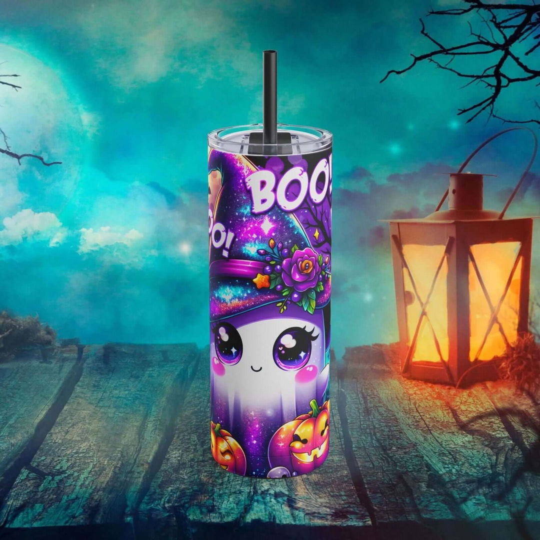 Boo Boo! Adorable Ghost Halloween Tumbler Mug Printify