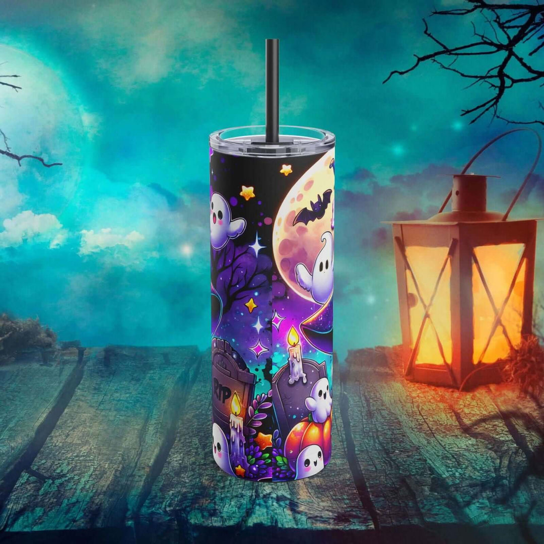 Boo Boo! Adorable Ghost Halloween Tumbler Mug Printify