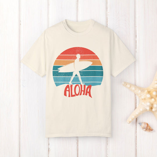 Catch a Vintage Sunset Wave: Surfer Aloha Shirt - Imagin Vibes - 