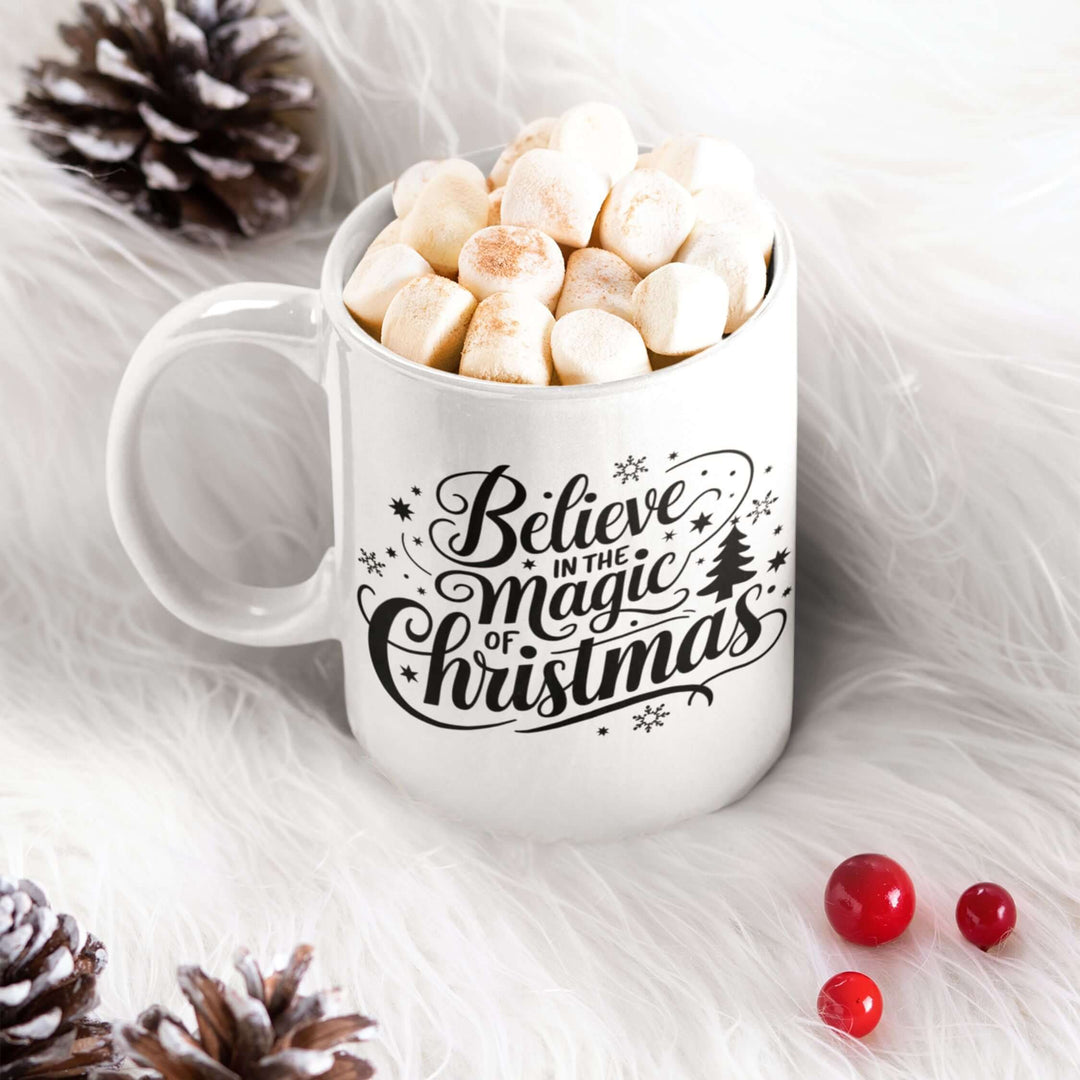 Christmas Calligraphy Ceramic Mug
