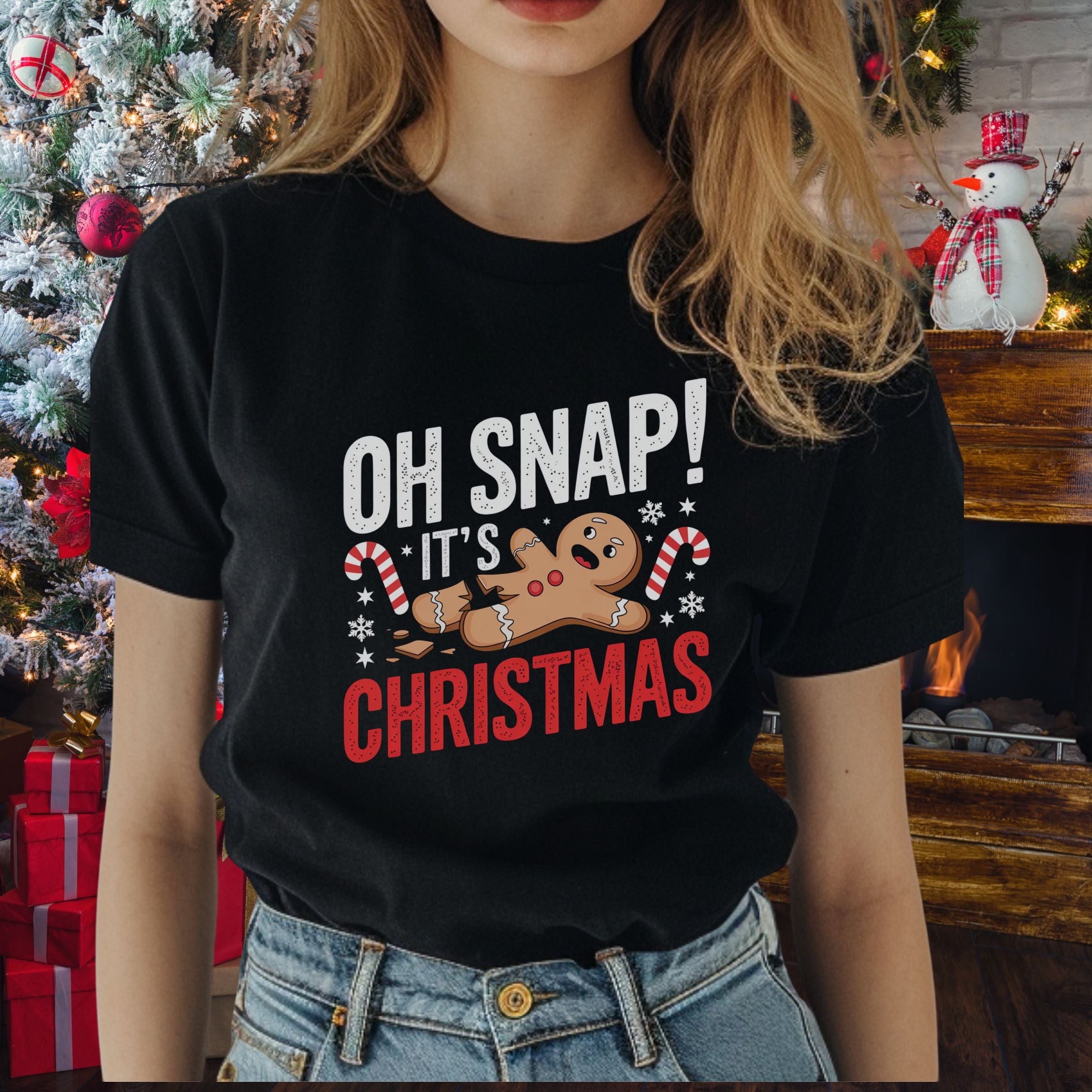 Christmas Magic Calligraphy Tee
