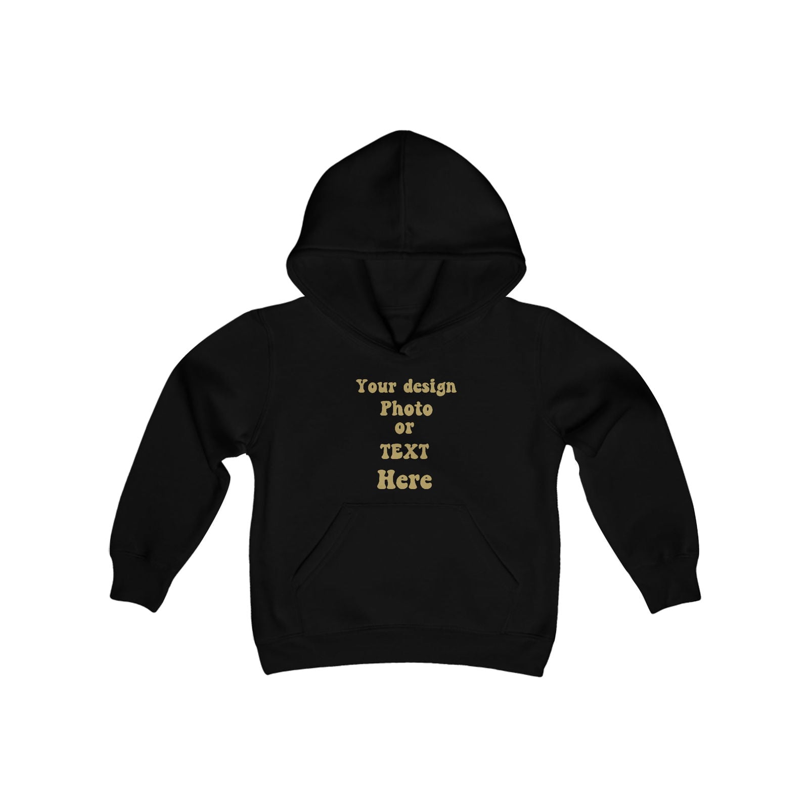 Design Your Own Kids' Hoodie: Text, Photo, or Graphic - Imagin Vibes - 