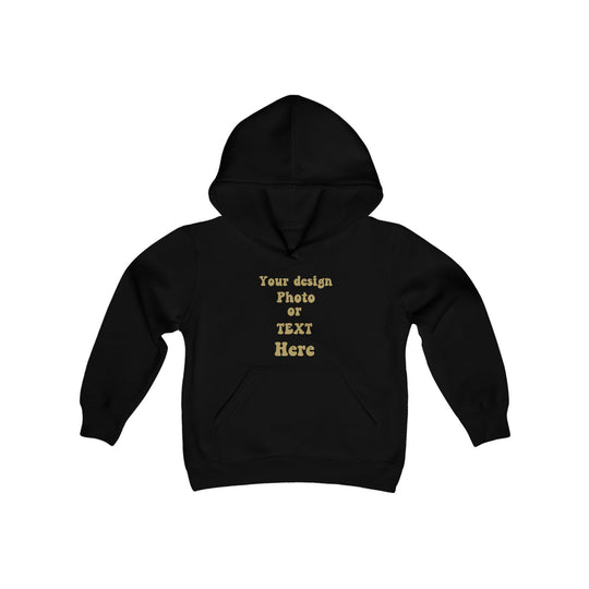 Design Your Own Kids' Hoodie: Text, Photo, or Graphic Kids clothes Printify Black S