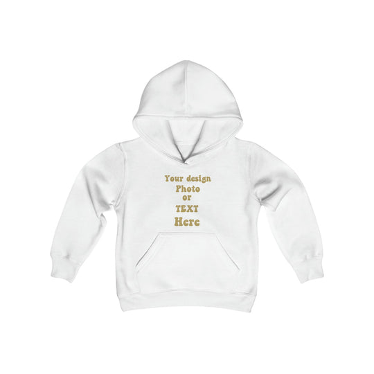 Design Your Own Kids' Hoodie: Text, Photo, or Graphic Kids clothes Printify White S
