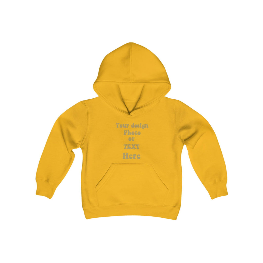 Design Your Own Kids' Hoodie: Text, Photo, or Graphic Kids clothes Printify Gold S