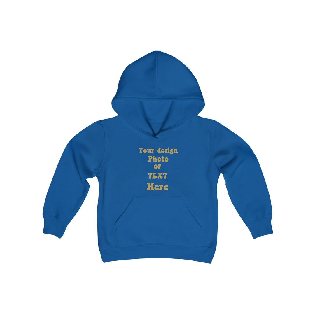 Design Your Own Kids' Hoodie: Text, Photo, or Graphic Kids clothes Printify Royal S