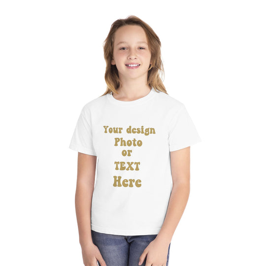 Design Your Own Kids' Tee: Super Soft, Breathable Cotton Kids clothes Printify