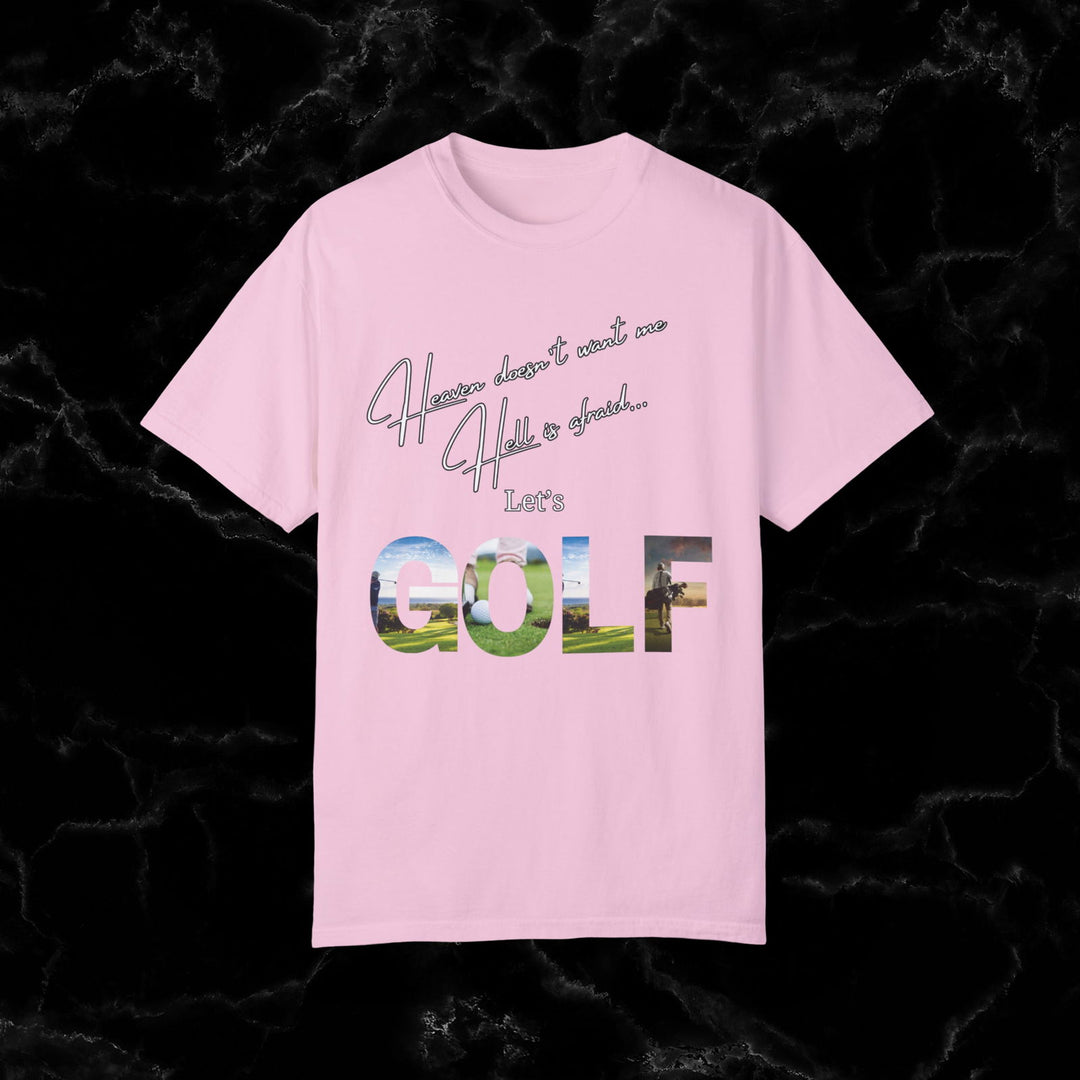 Divine Birdie or Hell's Bunker? Funny Golf T-Shirt - Imagin Vibes - 