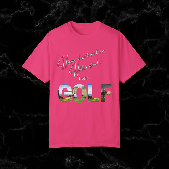 Divine Birdie or Hell's Bunker? Funny Golf T-Shirt - Imagin Vibes - 