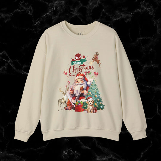 Embrace the Holiday Spirit: Merry Christmas Sweatshirt - Imagin Vibes - 