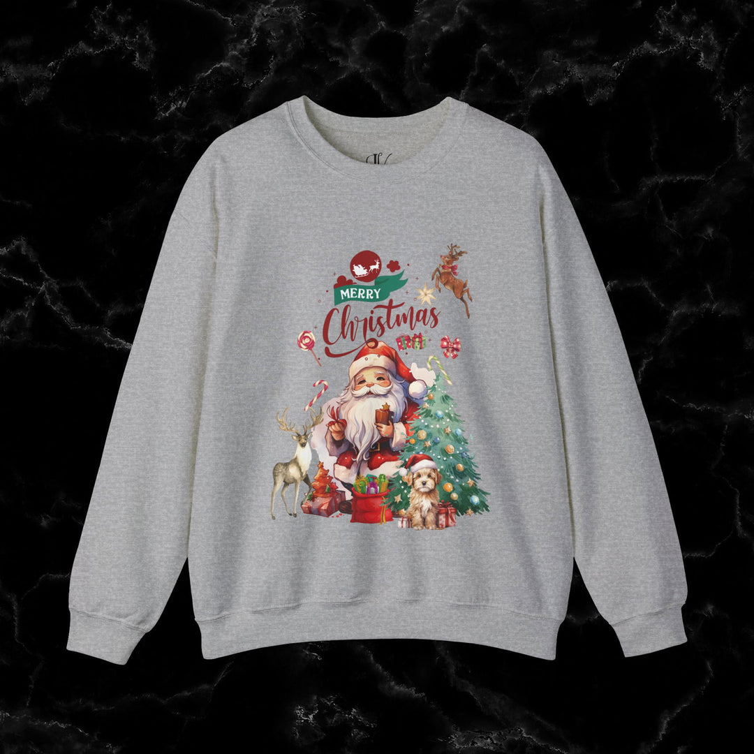 Embrace the Holiday Spirit: Merry Christmas Sweatshirt - Imagin Vibes - 