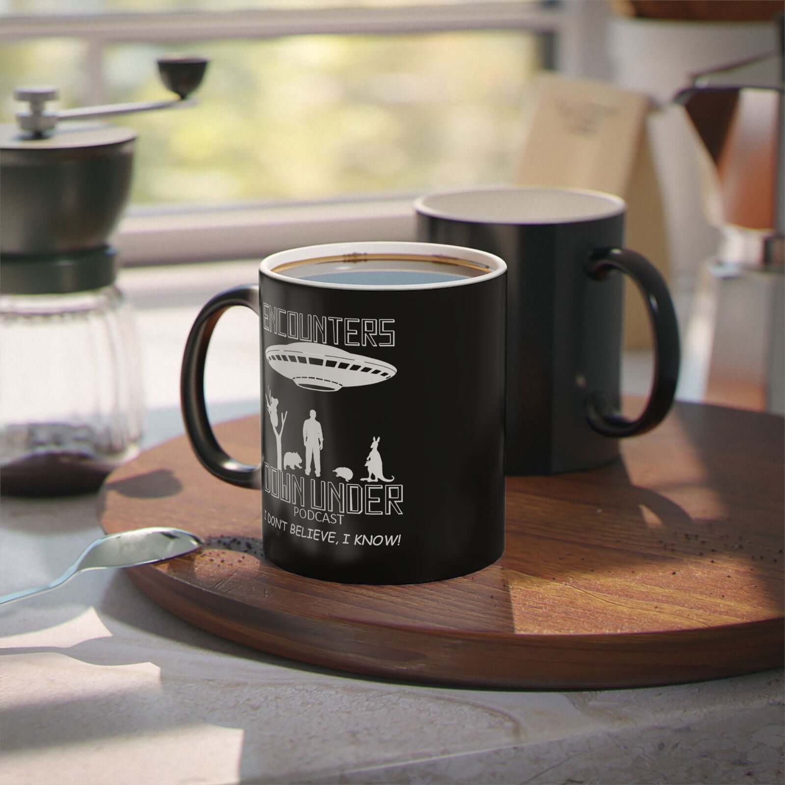 Encounters Down Under Magic Mug - Unveil Podcast Magic with Every Sip Mug Printify 11oz