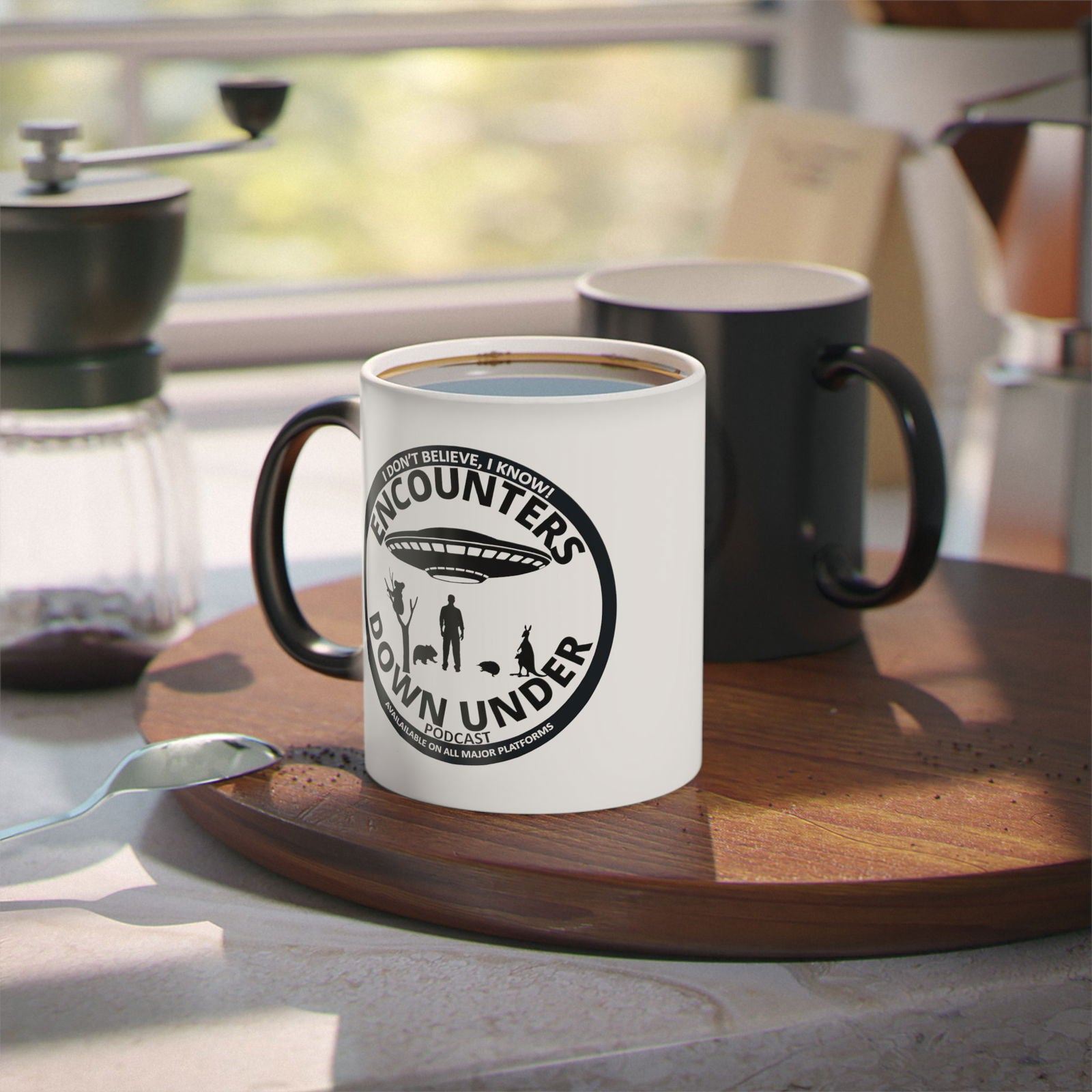 Encounters Down Under Magic Mug - Unveil Podcast Magic with Every Sip 2 Mug Printify 11oz
