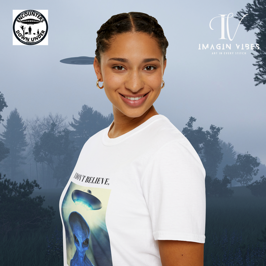 Encounters Down Under Podcast Double Side Print T-shirt - I Don't Believe, I Know T-Shirt Printify