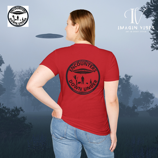 Encounters Down Under Podcast Double Side Print T-shirt - I Don't Believe, I Know T-Shirt Printify