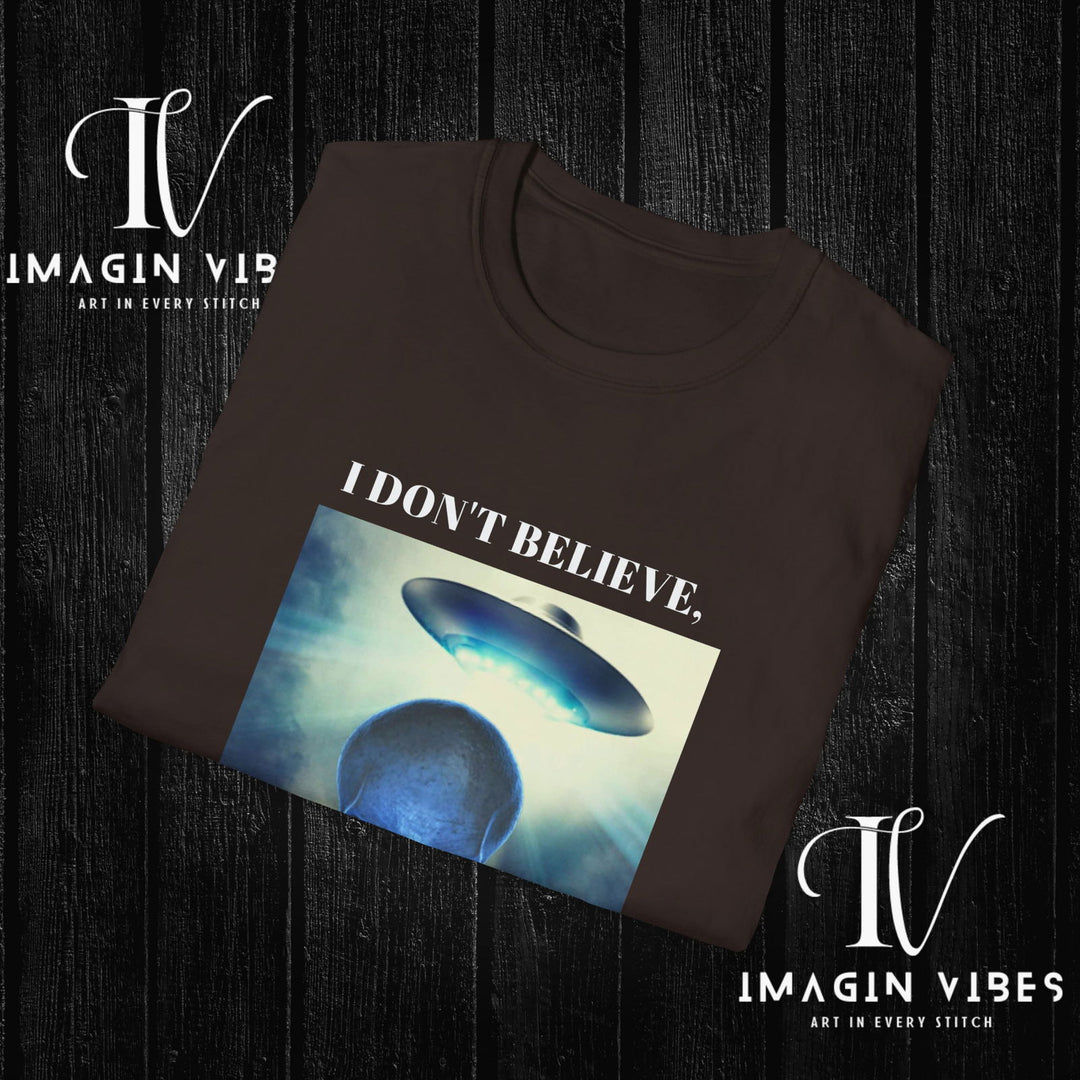 Encounters Down Under Podcast Double Side Print T-shirt - I Don't Believe, I Know T-Shirt Printify