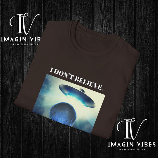 Encounters Down Under Podcast Double Side Print T-shirt - I Don't Believe, I Know T-Shirt Printify