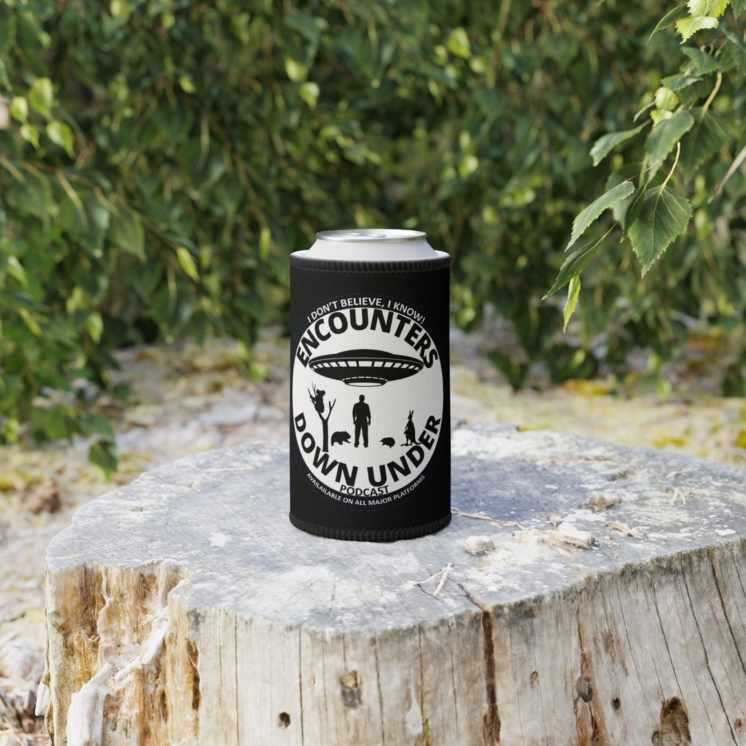 Encounters Down Under Podcast Stubby Cooler - Keep Your Drinks Cool with Podcast Swag Accessories Printify Regular Can