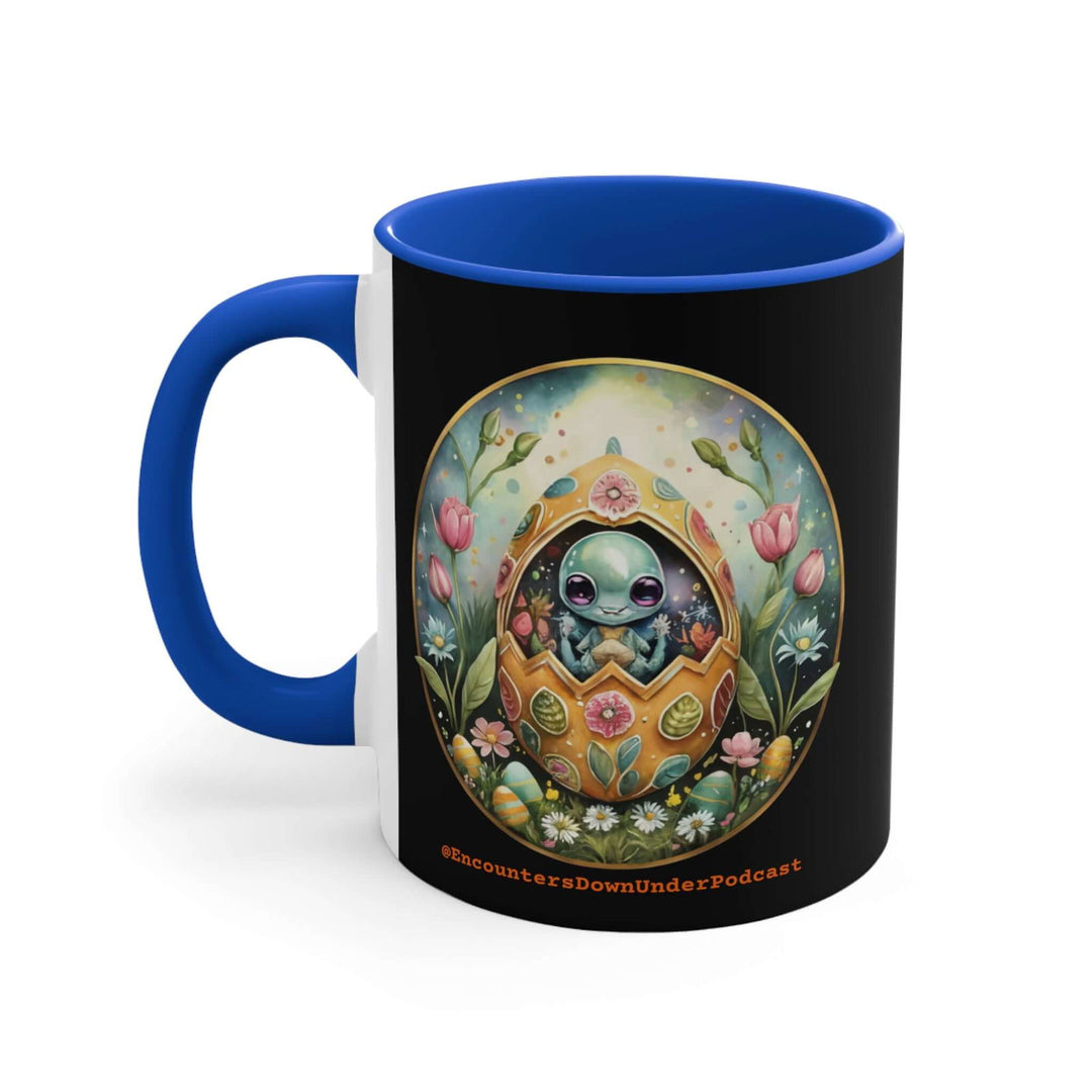 Encounters Down Under Podcast Supporting UFO Mug - Easter Egg UFO Mug Mug Printify