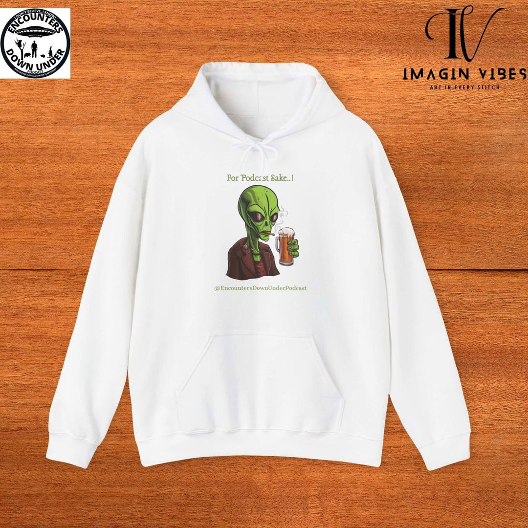 Encounters Down Under Supporter Hoodie- For Podcast's Sake Funny Alien Hoodie - Imagin Vibes - 