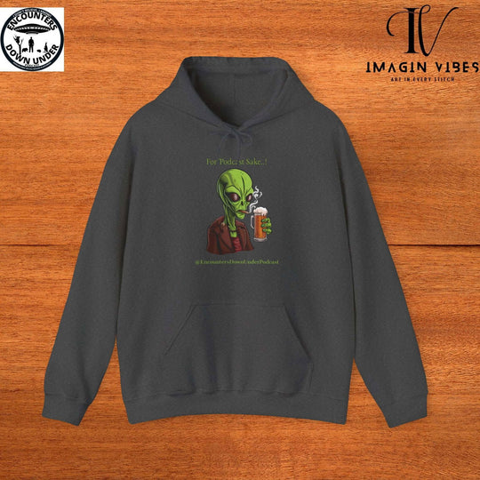 Encounters Down Under Supporter Hoodie- For Podcast's Sake Funny Alien Hoodie - Imagin Vibes - 