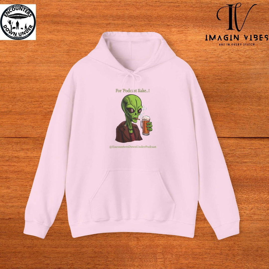 Encounters Down Under Supporter Hoodie- For Podcast's Sake Funny Alien Hoodie - Imagin Vibes - 