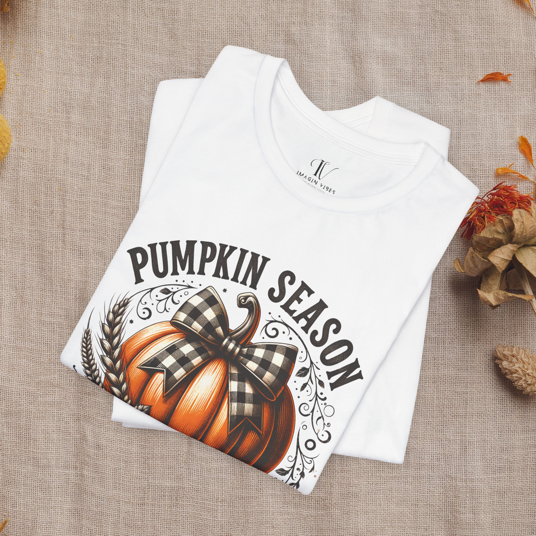 Pumpkin Season: Coquette Fall T-Shirt