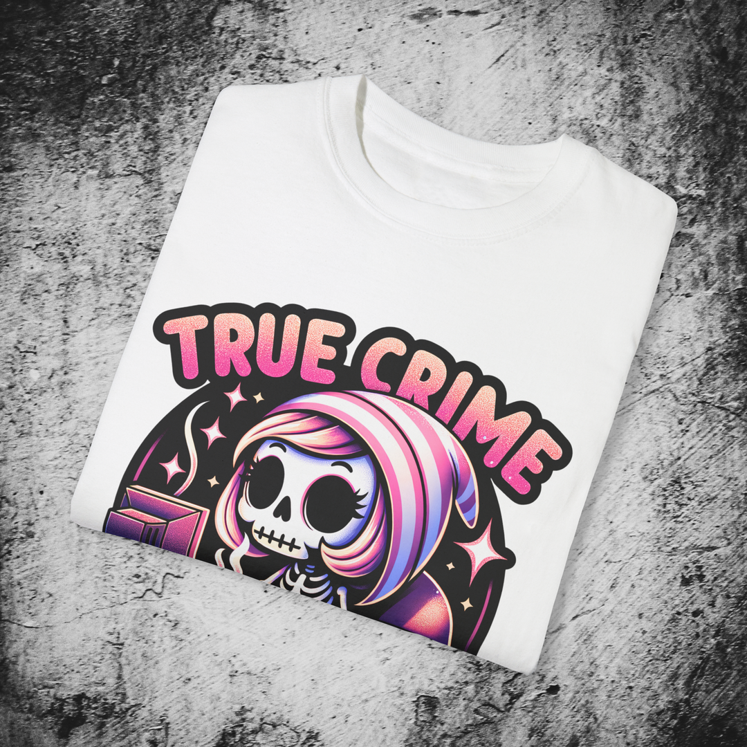 True Crime and Coffee: Skeleton T-Shirt