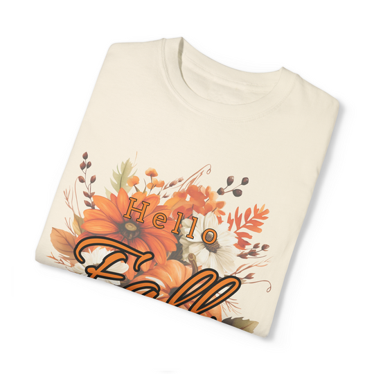 Hello Fall: Watercolor Pumpkin T-Shirt