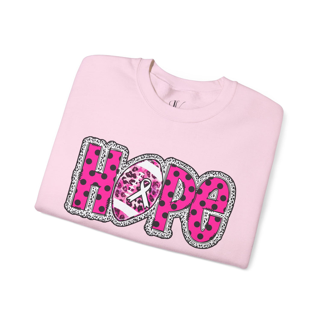 Hope Breast Cancer Football Sweatshirt