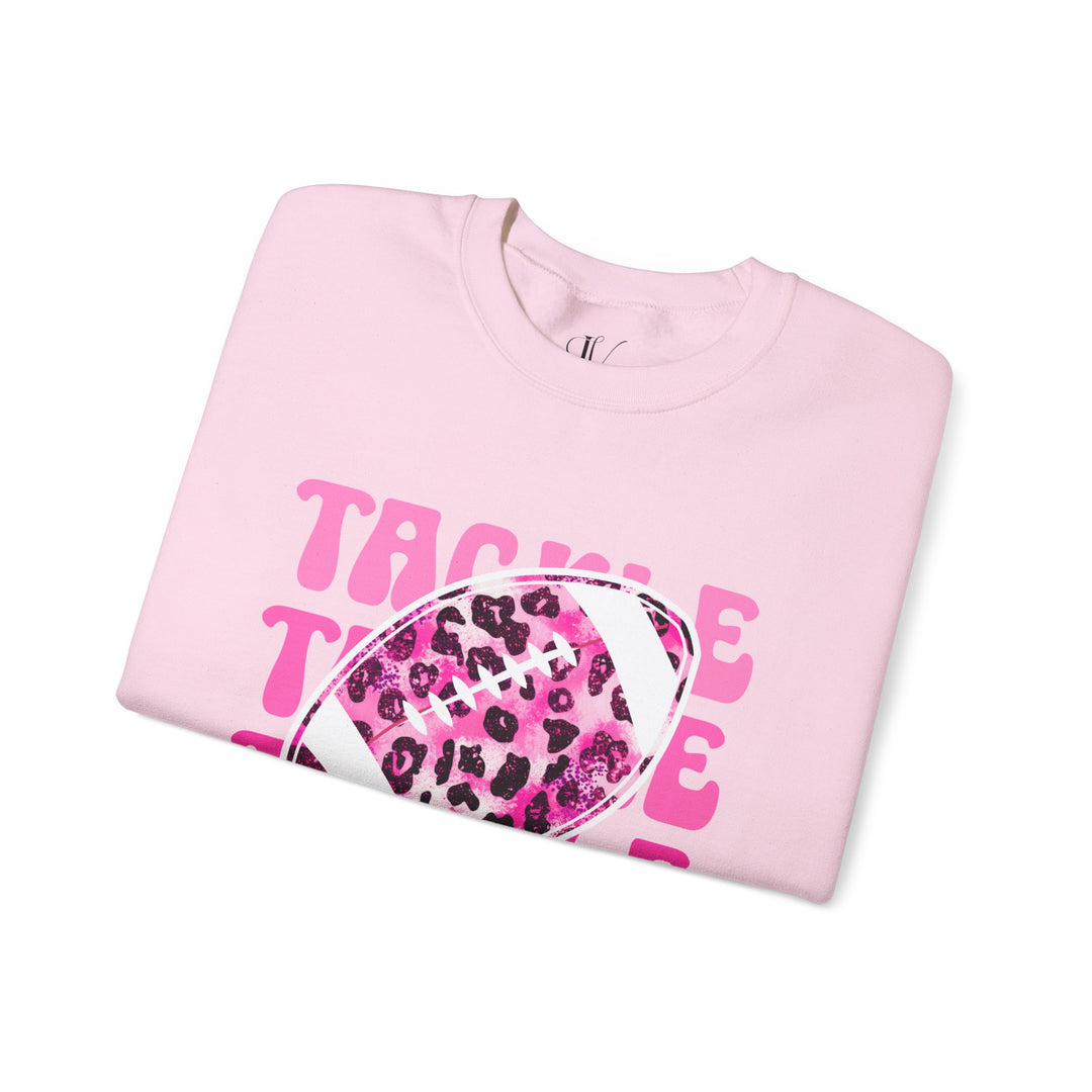 Tackle Breast Cancer Football Sweatshirt