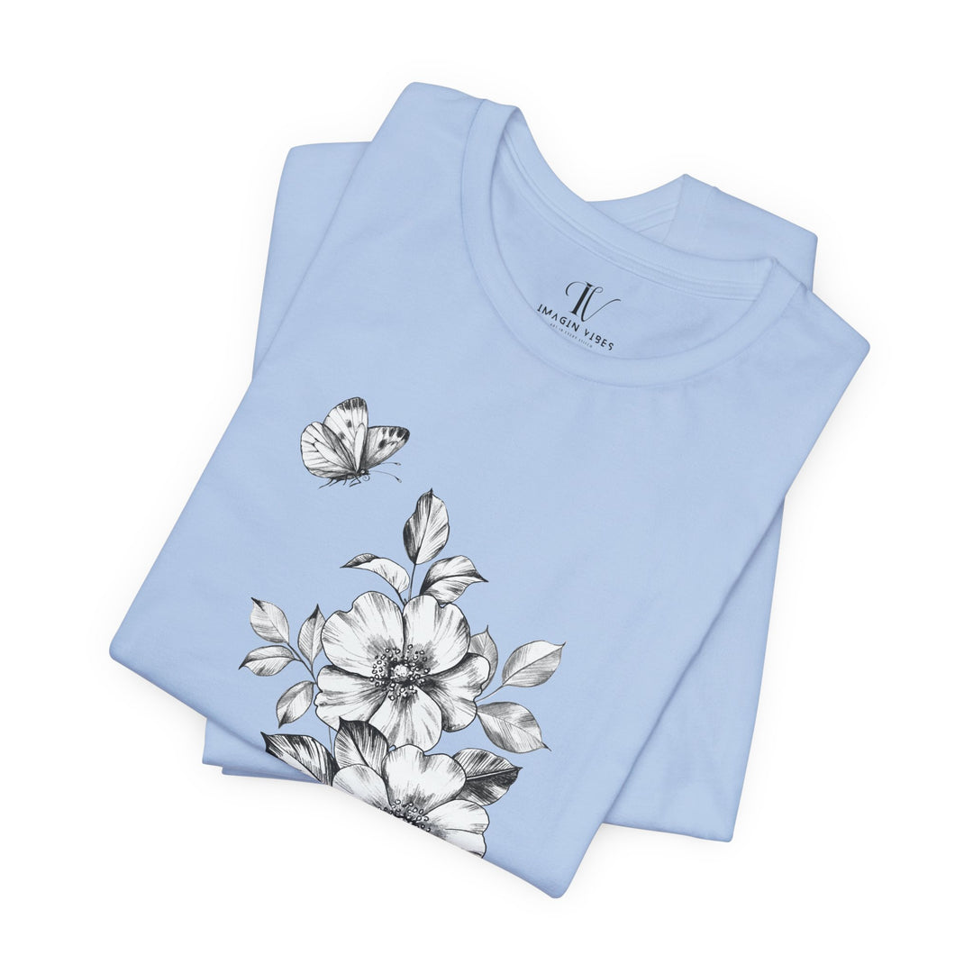 Rose and Butterfly Tee