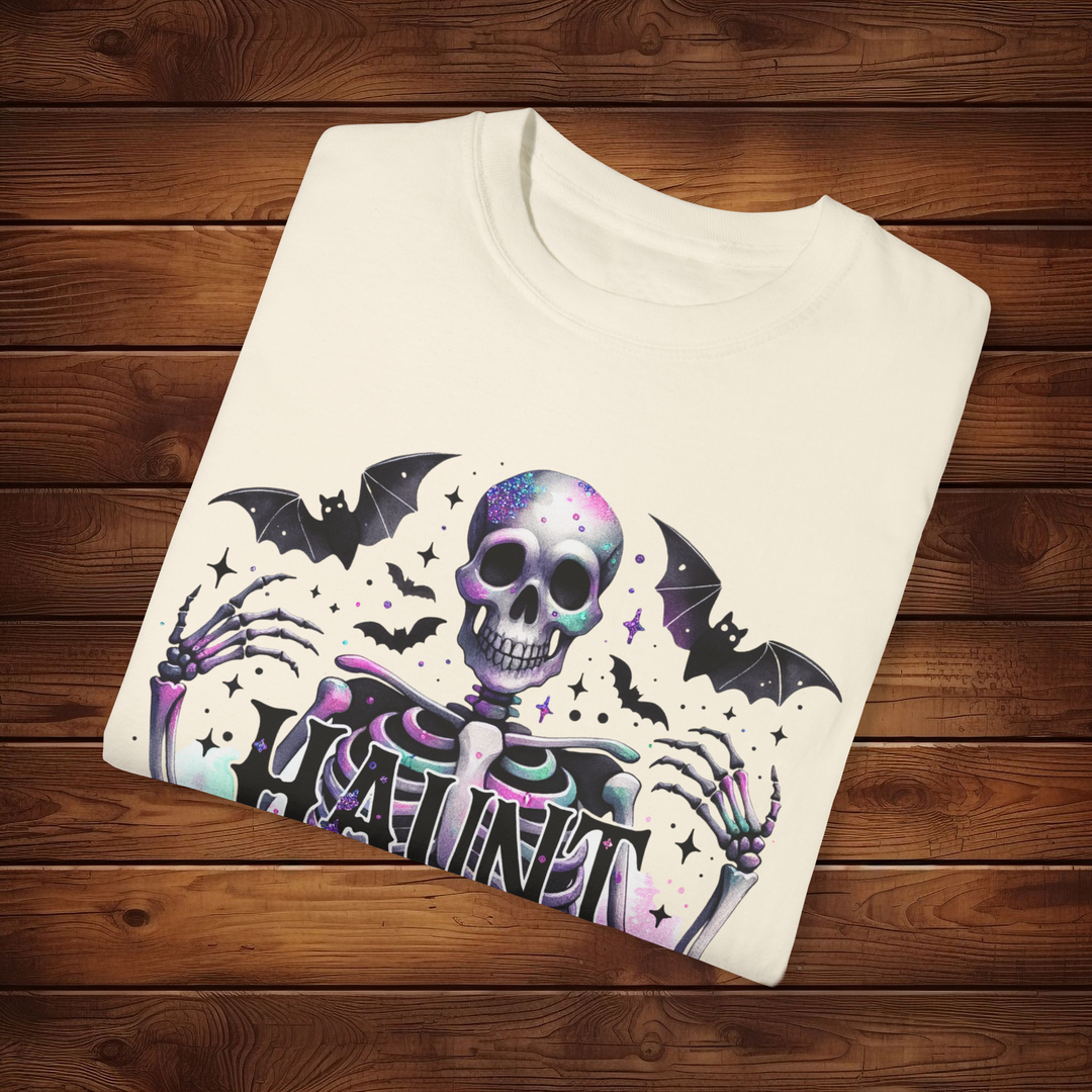 Haunt Mess: Snarky Skeleton Halloween T-Shirt