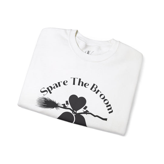 Spare The Broom Ride A Groom Sweatshirt