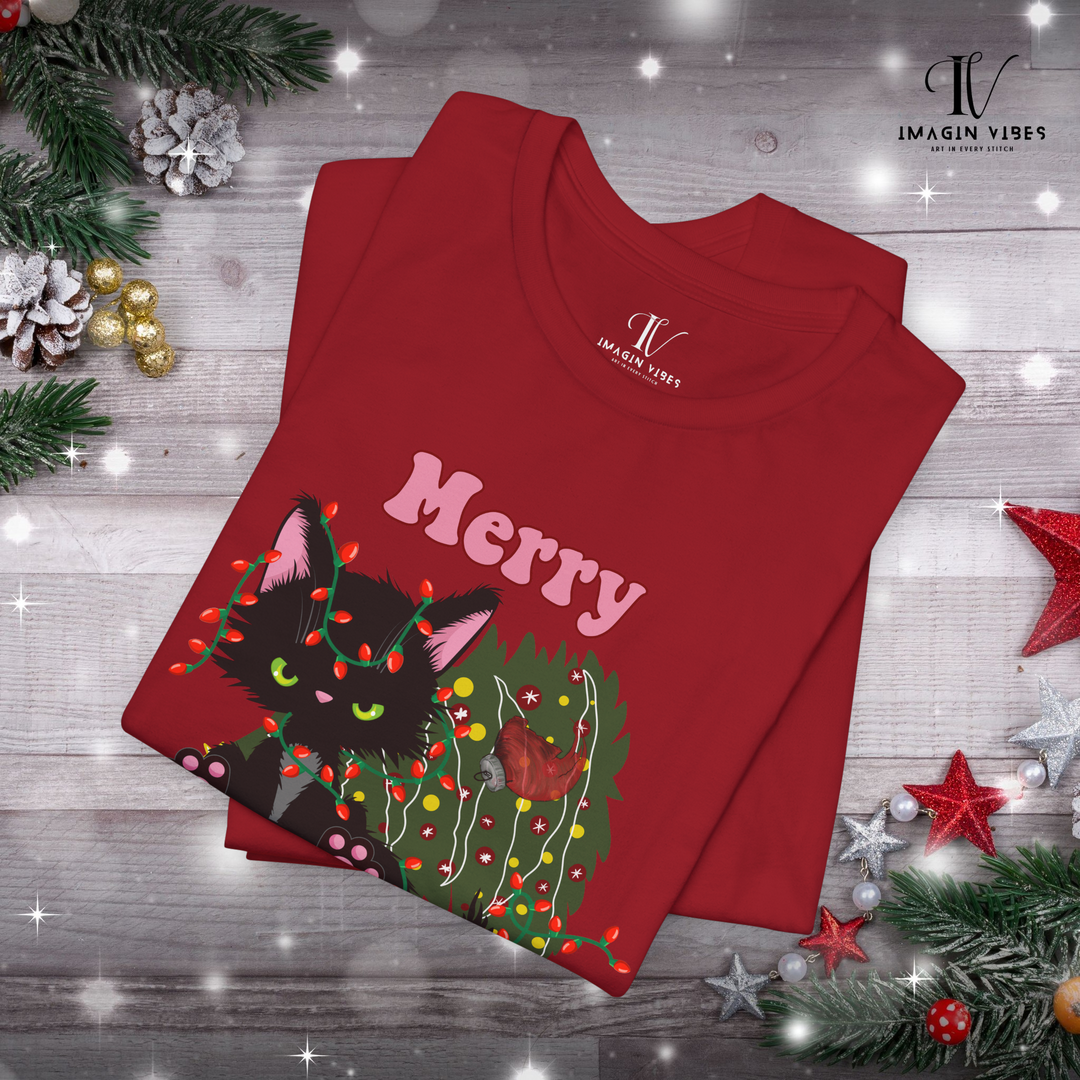 Merry Christmas, Kitty: Funny Cat T-Shirt