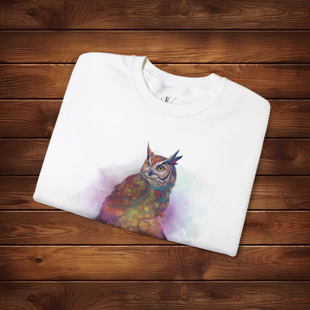 Autumn Owl in the Magic Fog Sweatshirt