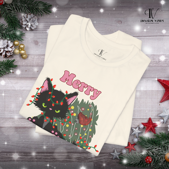 Merry Christmas, Kitty: Funny Cat T-Shirt