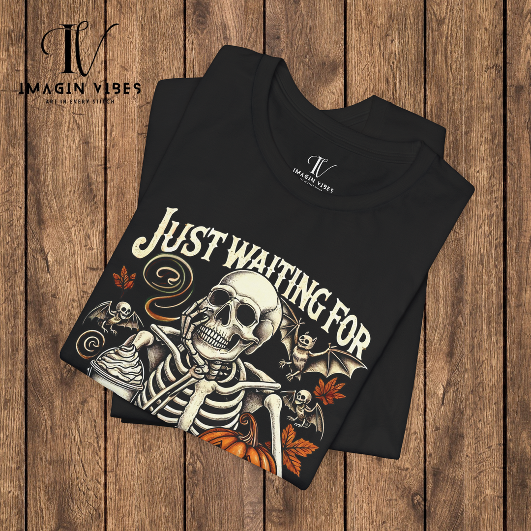 Skele-sip Tee - Just Waiting for Halloween