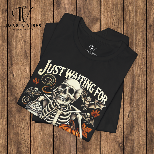 Skele-sip Tee - Just Waiting for Halloween